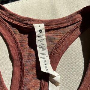 Lululemon Tank - worn once!